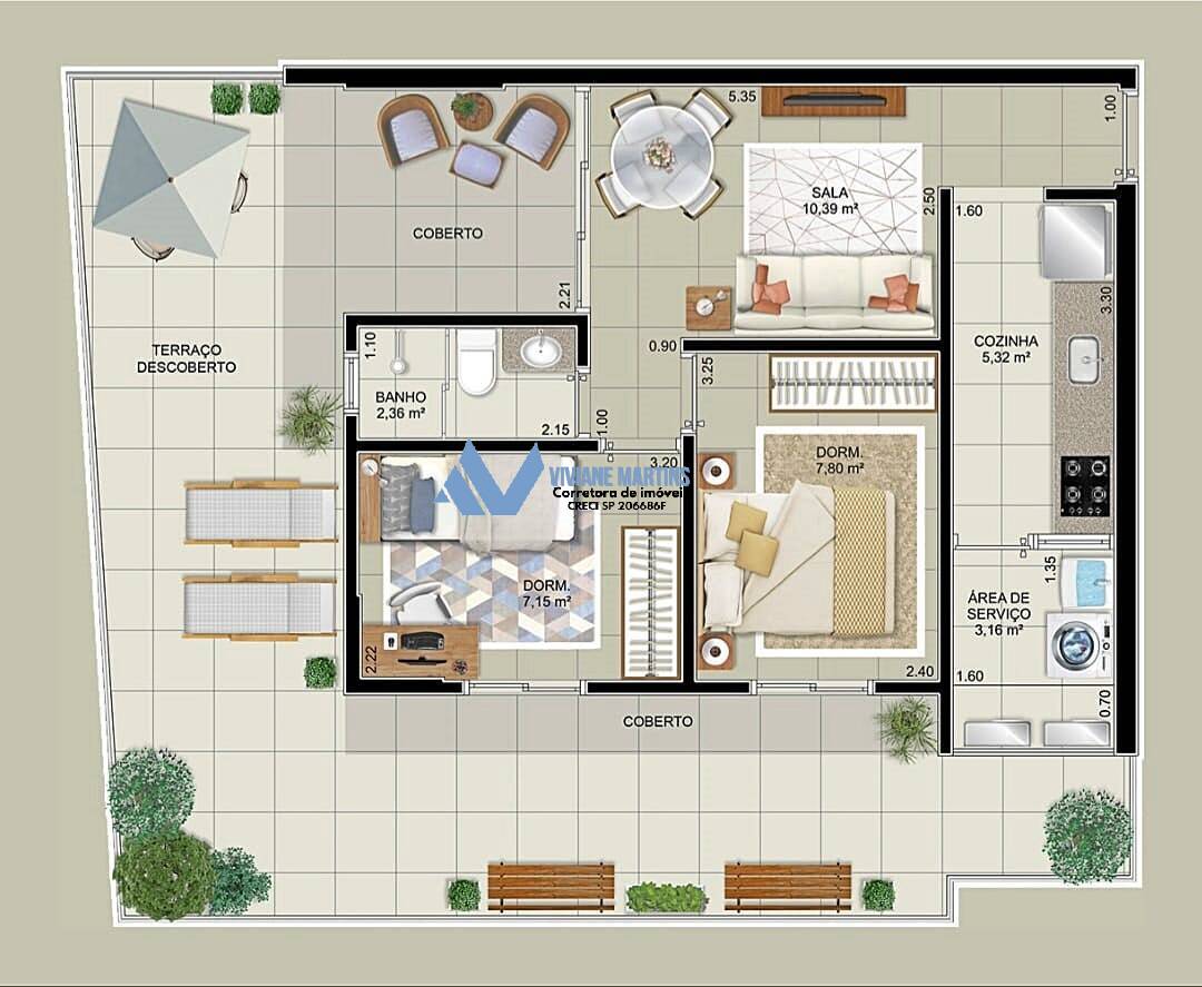 Apartamento à venda com 2 quartos, 94m² - Foto 10